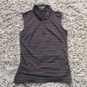 Nike Golf Striped Sleeveless Shirt